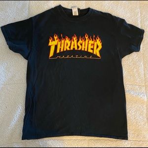 Thrasher Magazine M black/yellow SSleeve Tshirt